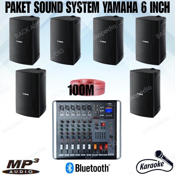 paket sound system cafe dan resto 6 speaker 6 inch yamaha vs6 yamaha