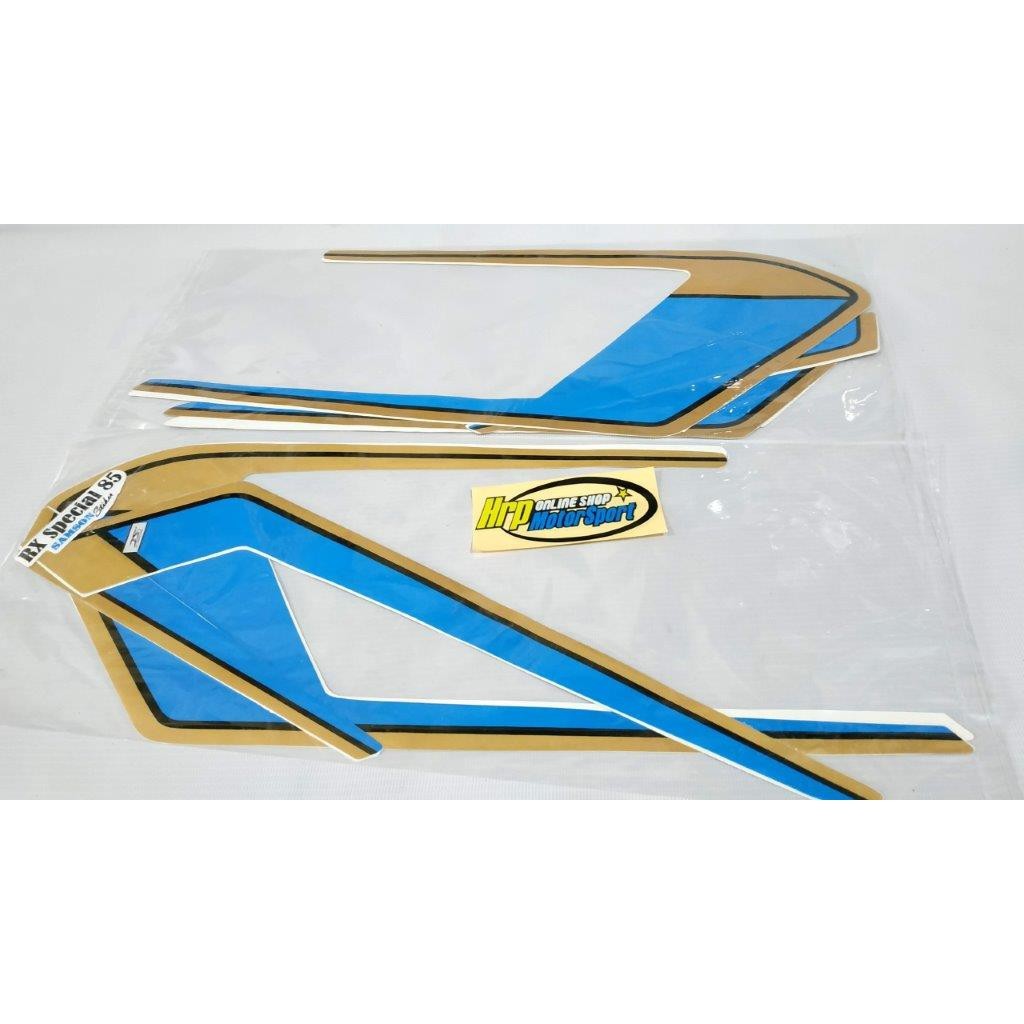 STIKER STRIPING RXS RX SPESIAL 1985 BIRU HIGH QUALITY