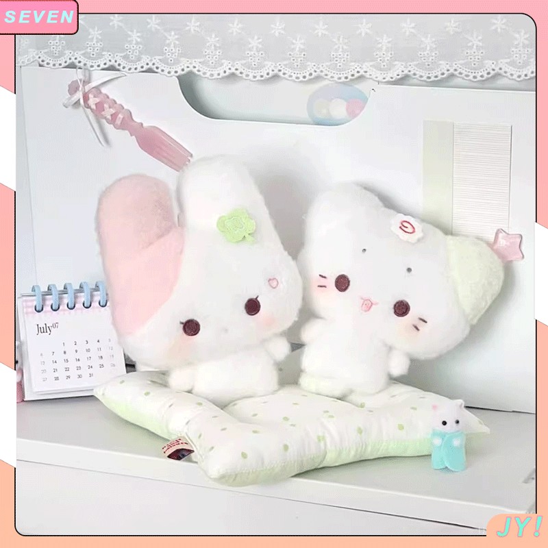 Gantungan Boneka Bulu Kucing Lucu / Gantungan Boneka Mini Kelinci Keberuntungan / Gantungan Kunci Bo