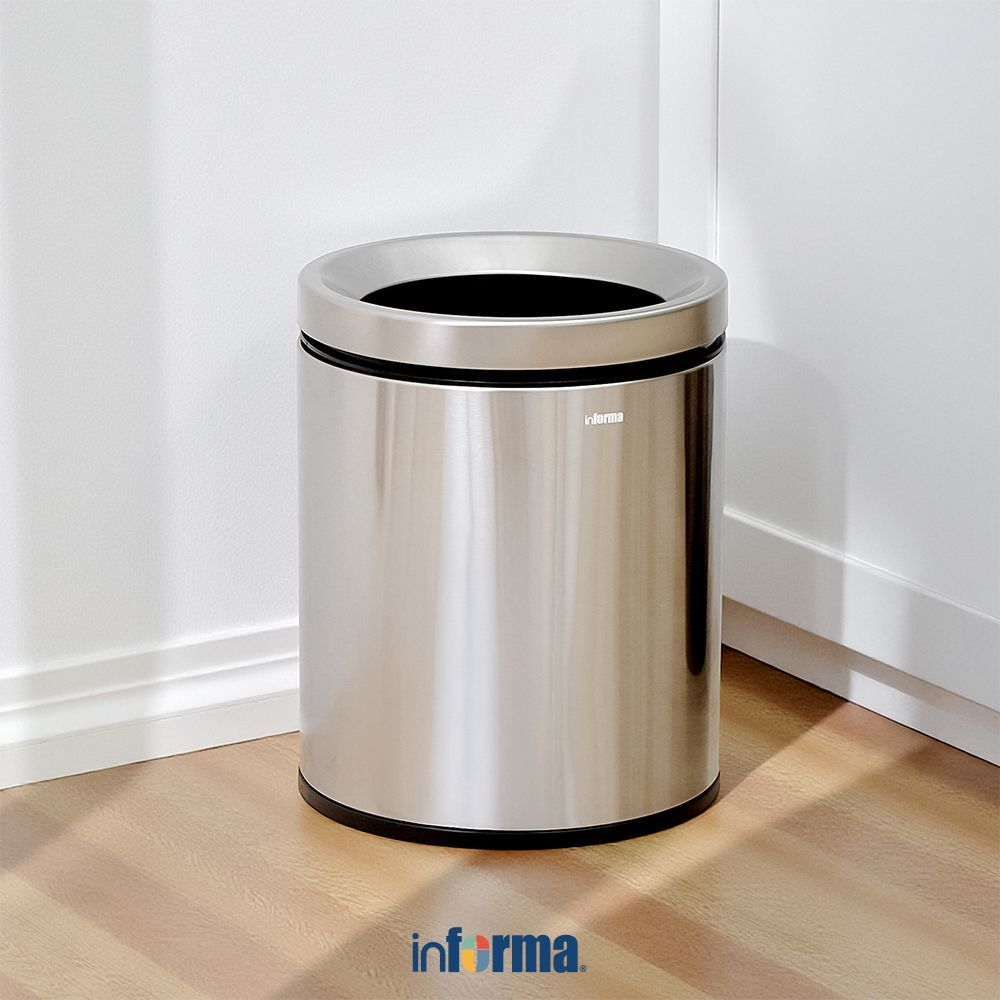 Informa Tempat Sampah 9 ltr Open Top Tong Sampah Wadah Pembuangan Alat Kebersihan Trash Bin Penyimpa