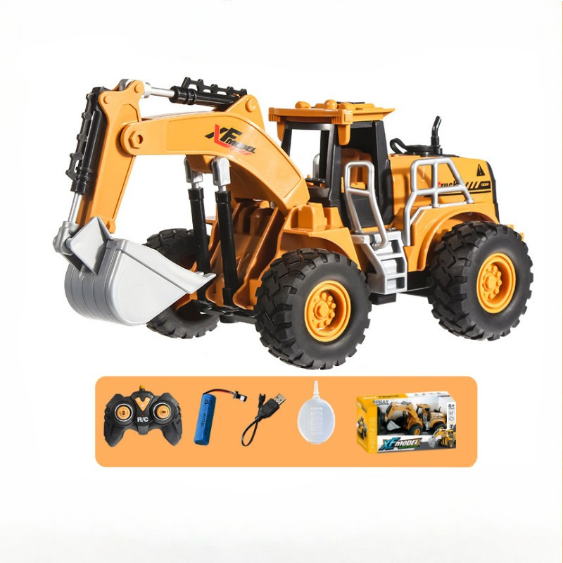 Mainan Remote Control Excavator Ghz Trucks Anak RC XLF MODEL SPRAY TRUCK 789-313B