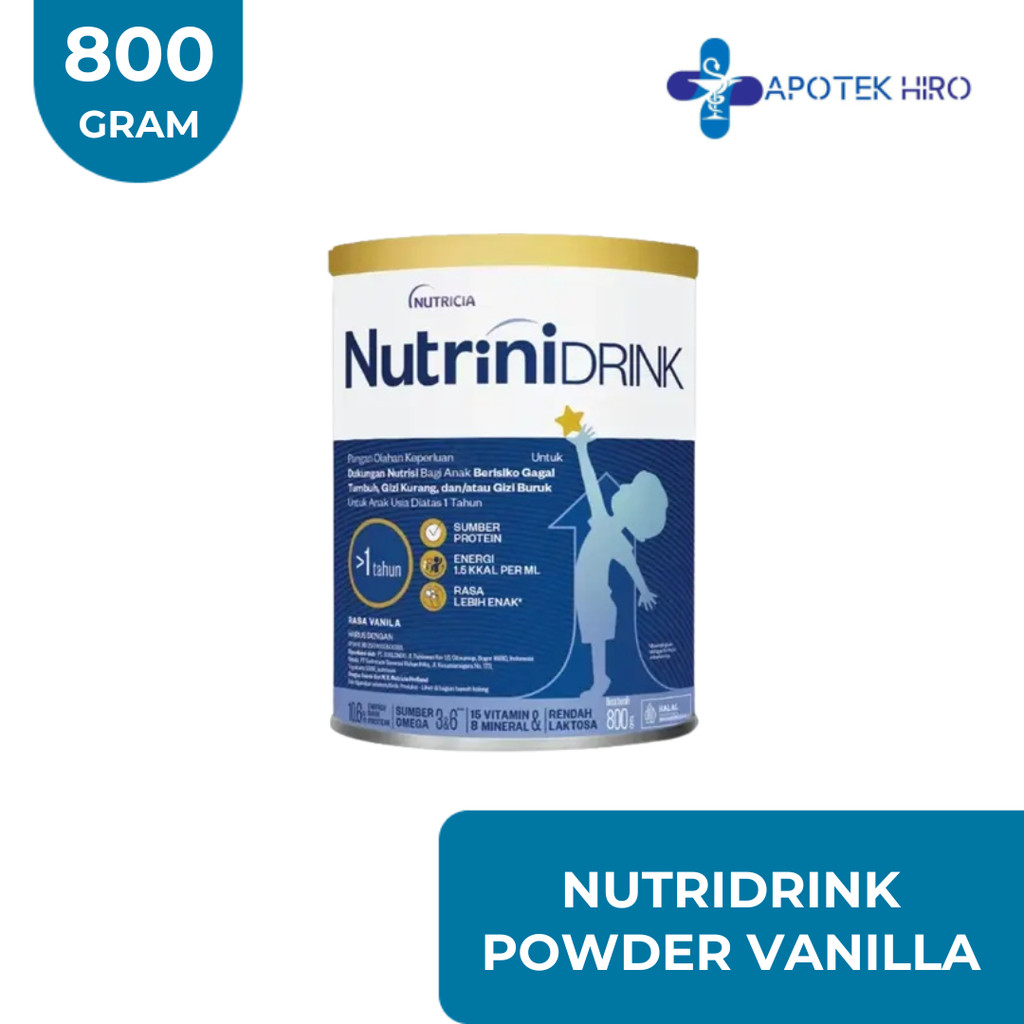 NUTRINIDRINK POWDER VANILLA 800 GRAM