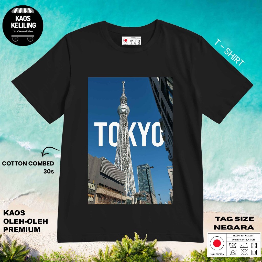 KAOS OLEH OLEH JEPANG JAPAN 11 PAKAI TAG LABEL JEPANG ASLI BAJU SOUVENIR PREMIUM GIFT