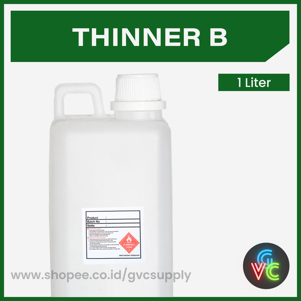 Thinner B 1 Liter - GVCSupply