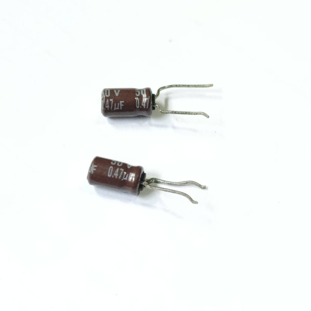 Elco 0.47UF 50 V Electrolit 0.47 UF - 50 V