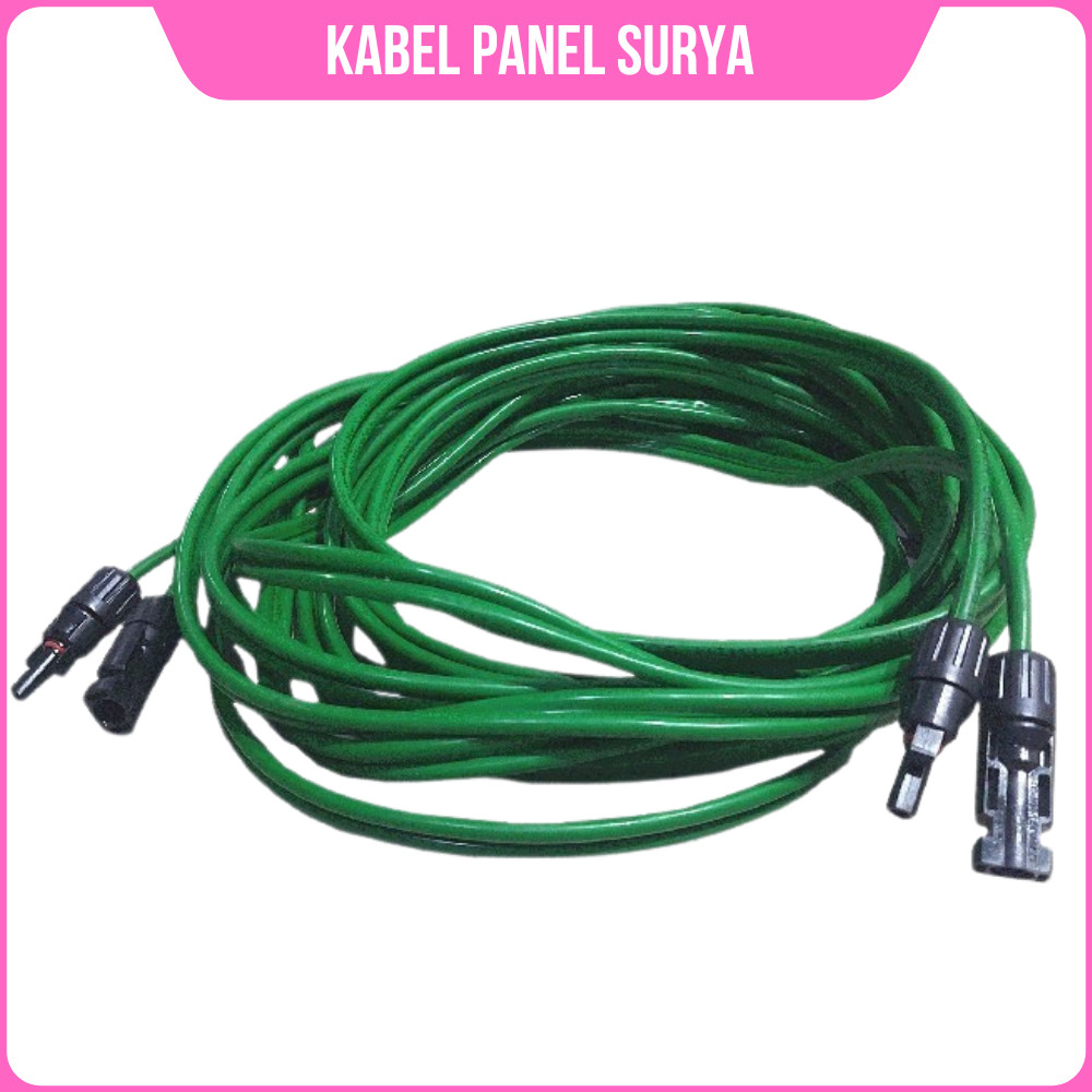 Kabel Panel Surya 2x2.5mm Visero Solar Cable MC4 Connector Colokan Panel Surya