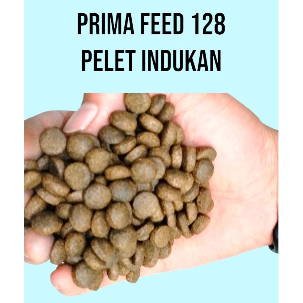 1 KG PF 128 PRIMA FEED PELET INDUKAN IKAN NILA LELE GURAME  PELET TELUR IKAN TERNAK