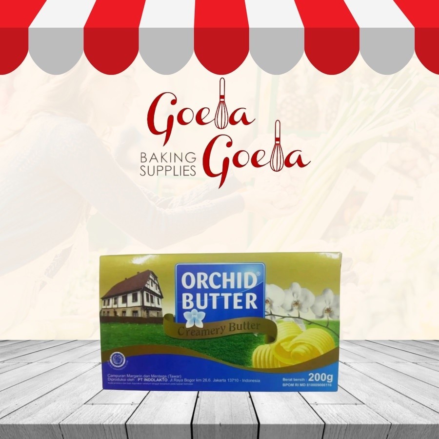 Butter Orchid Butter Unsalted 200 gr