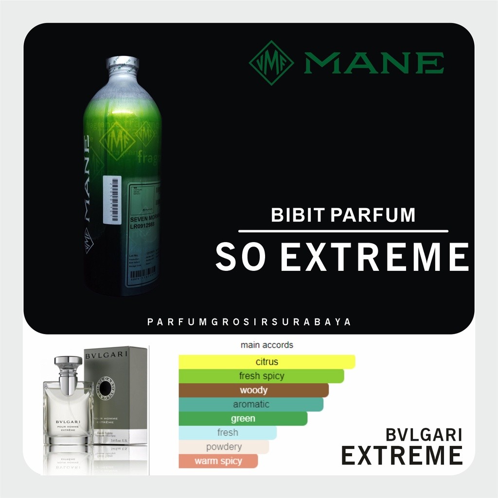 [PGJ] Bibit Parfum - Bulgari Extreme | Produk MANE | 1Kg Segel