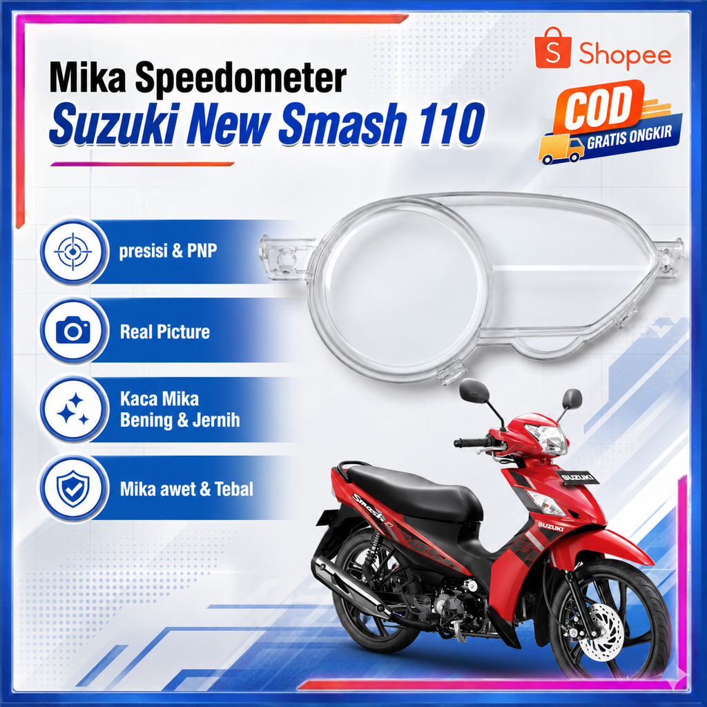 Mika Kaca Speedometer Suzuki Smash New Mika Kilometer Suzuki Smash New 2006-2009