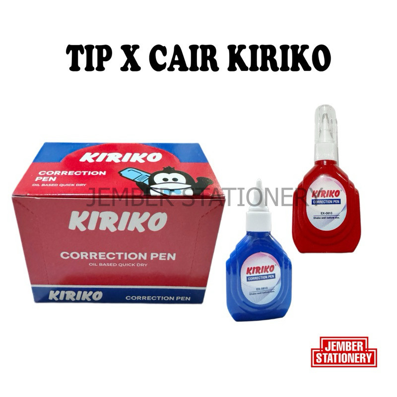(1biji) TipEx Cair Kiriko | Correction Pen | Tip X Cair Kiriko