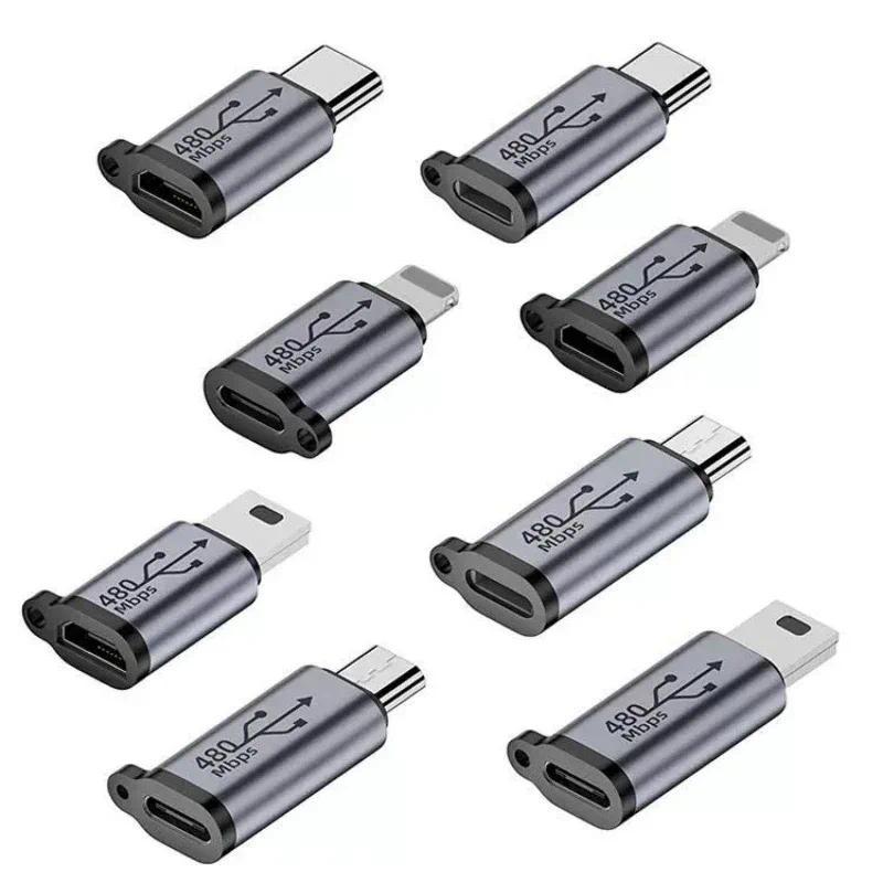 TypeC Female to Mini USB/Type C Female to Micro USB/Micro USB Female to Type C/Micro USB Female to M