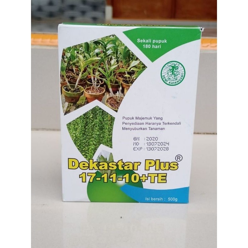 Alam|| PUPUK DEKASTAR PLUS 17-11-10 TE 500GR PREMIUM ORIGINAL