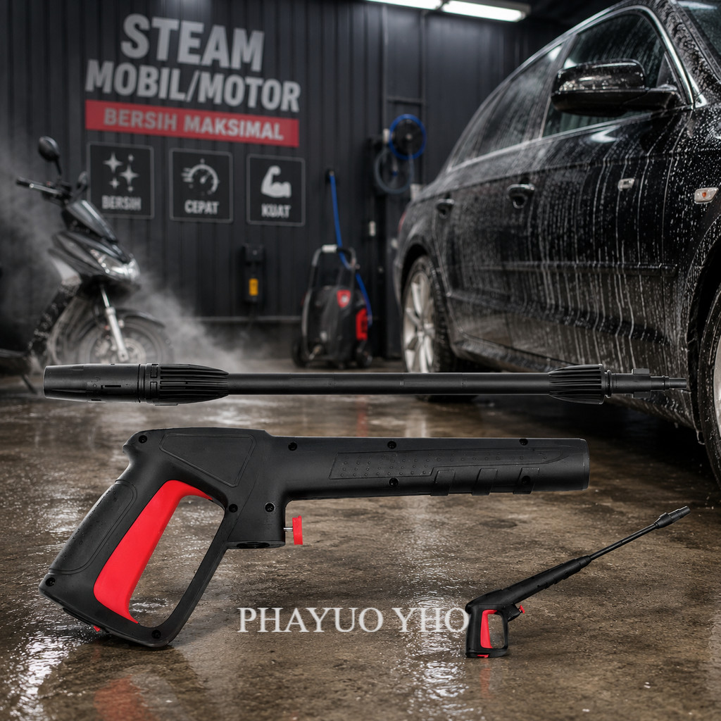 Mesin Cuci Mobil Nirkabel Tekanan Tinggi Cordless Car Washer High Pressure Water Sprayer Pistol Semp