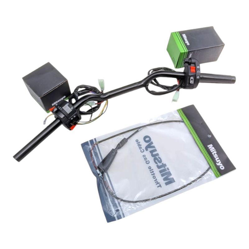 Stang RZR set Saklar kiri Vixion Mitsuyo set holder Gas kanan KSR