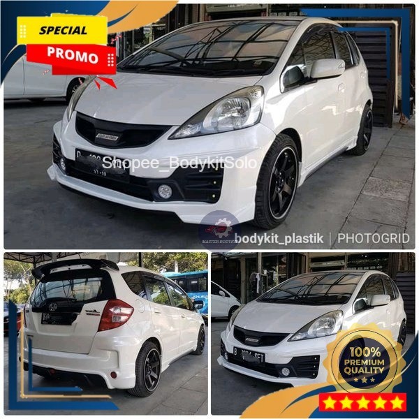 FULL SET BEMPER JAZZ GE8 i-VTEC TAHUN 2008 - 2014 MUGEN RS BEMPER DEPAN BELAKANG JAZZ GE8 MUGEN RS