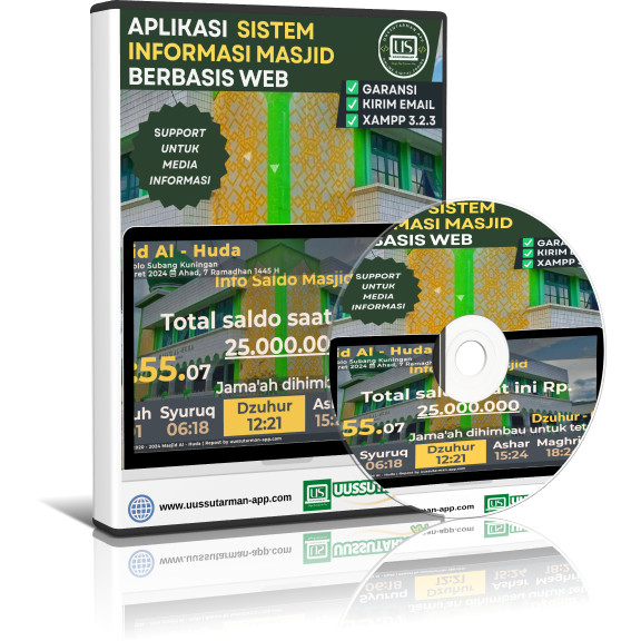 Sistem Informasi Masjid Berbasis Web (PHP)