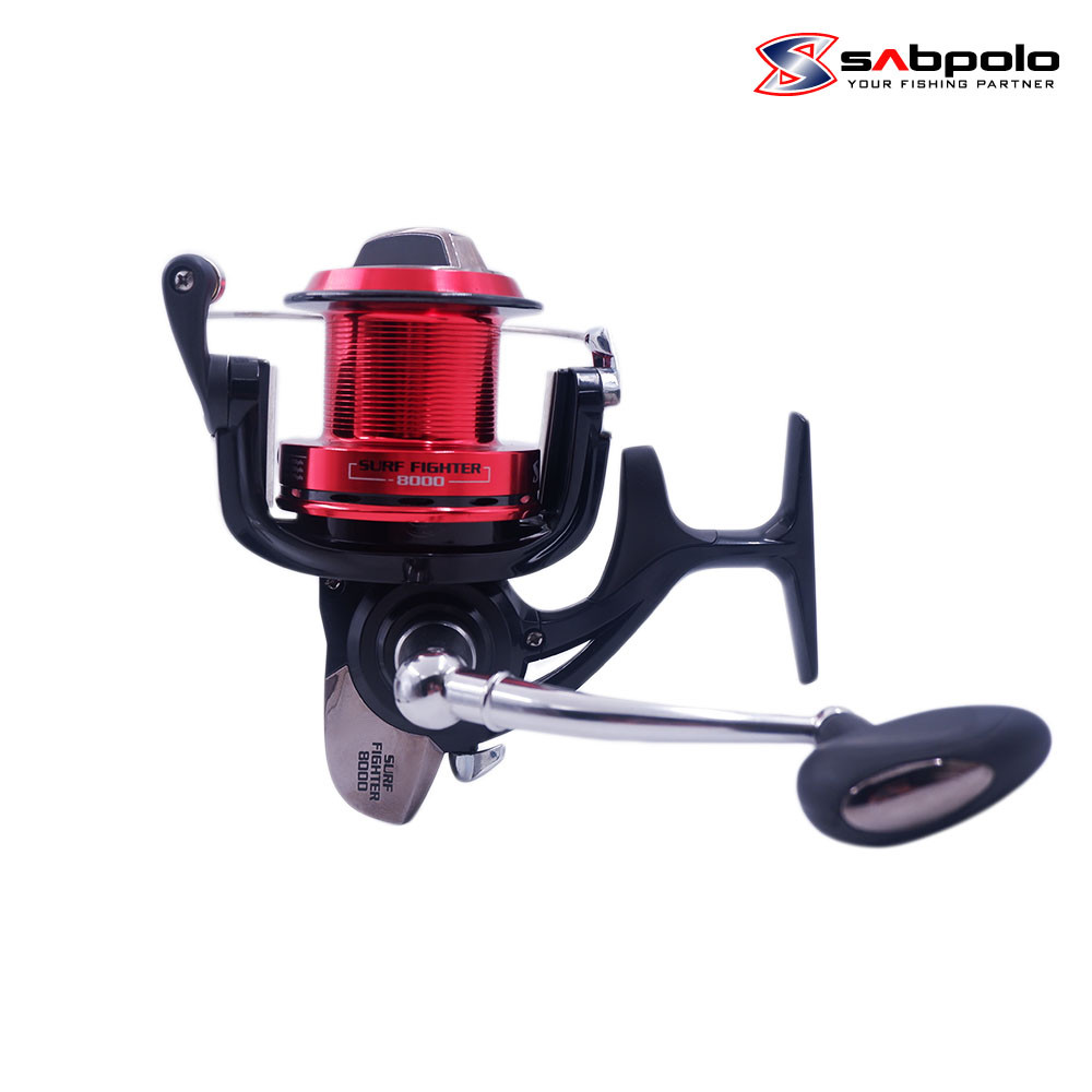 Sabpolo Surf Fighter 8000 Power Handle Full Metal Spool Murah Reel Pancing PasiranMurah