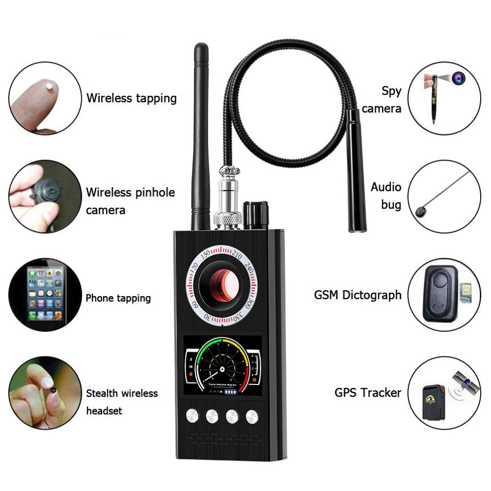 New K68 Multifunction Detector Mini Auo Spy Camera GSM Finder GPS Signal Lens RF Locator Tracker Det