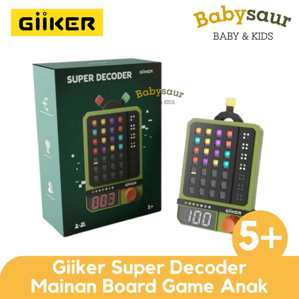 Giiker Super Decoder Mainan Board Game Anak 5 Tahun +