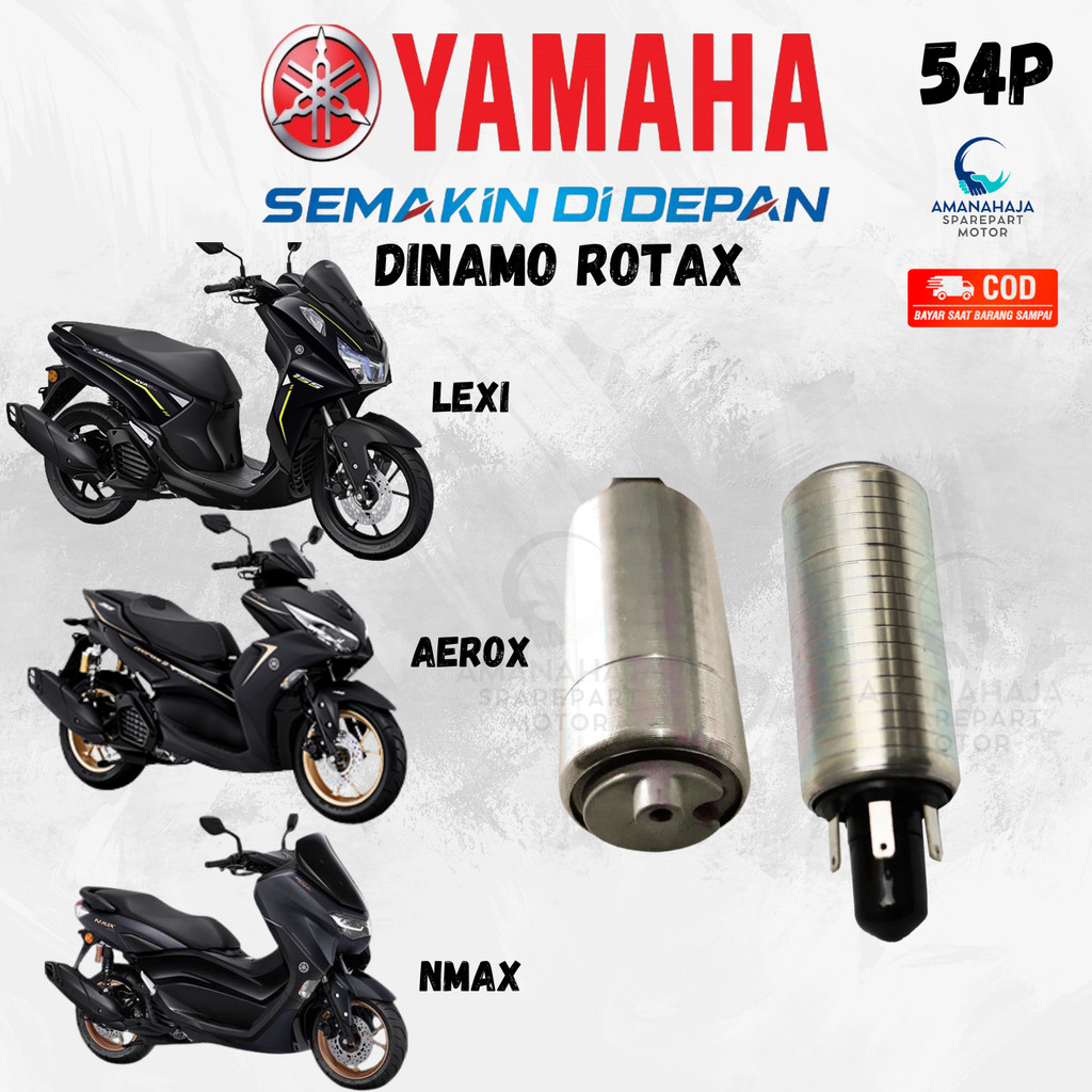 (GARANSI) ORI DINAMO FUEL PUMP ROTAX LEXI NMAX AEROX (54P) | ROTAK | SPAREPART ORIGINAL SUKU CADANG 