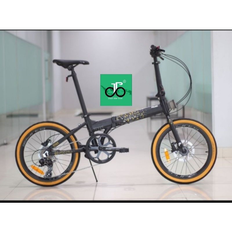 Sepeda Lipat 20" Element Police Texas New 2022 (8spd, hydrolic)