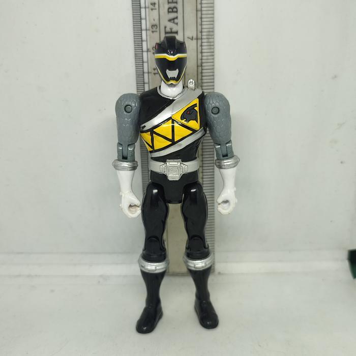Action Figure 5' Power Rangers Dino Charge Kyoryuger Black Bandai Ori PrideToy