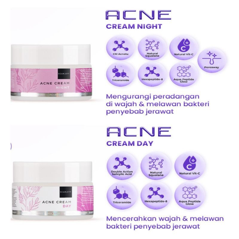 Scarlett Whitening Acne Cream