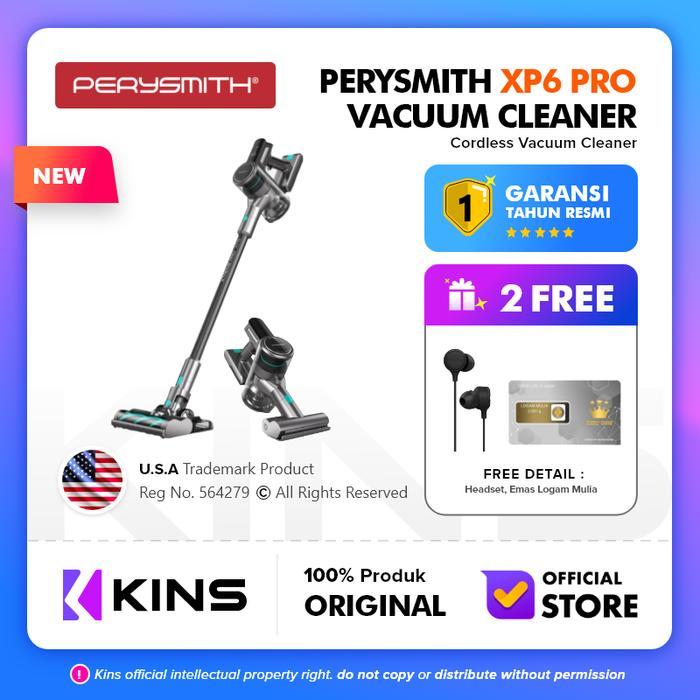 PerySmith XP6 Pro Cordless Vacuum Cleaner Portable Penyedot Debu Vacum - XP6 Pro