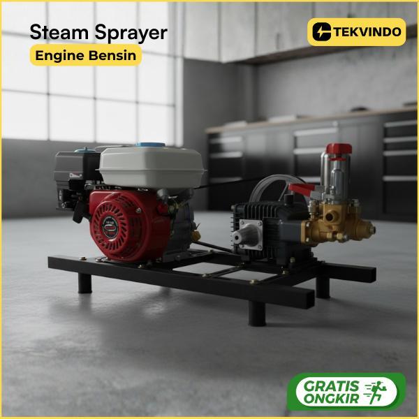Mesin Cuci Motor & Mobil Steam Sprayer – Engine Shoda + Sprayer Yamakoyo untuk Pencucian Kendaraan P