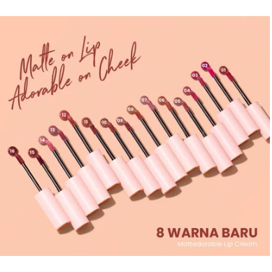 Hanasui Mattedorable Lip Cream / Boba Edition Hanasui Lip Cream / Macha Edition / Lip Tint hanasui