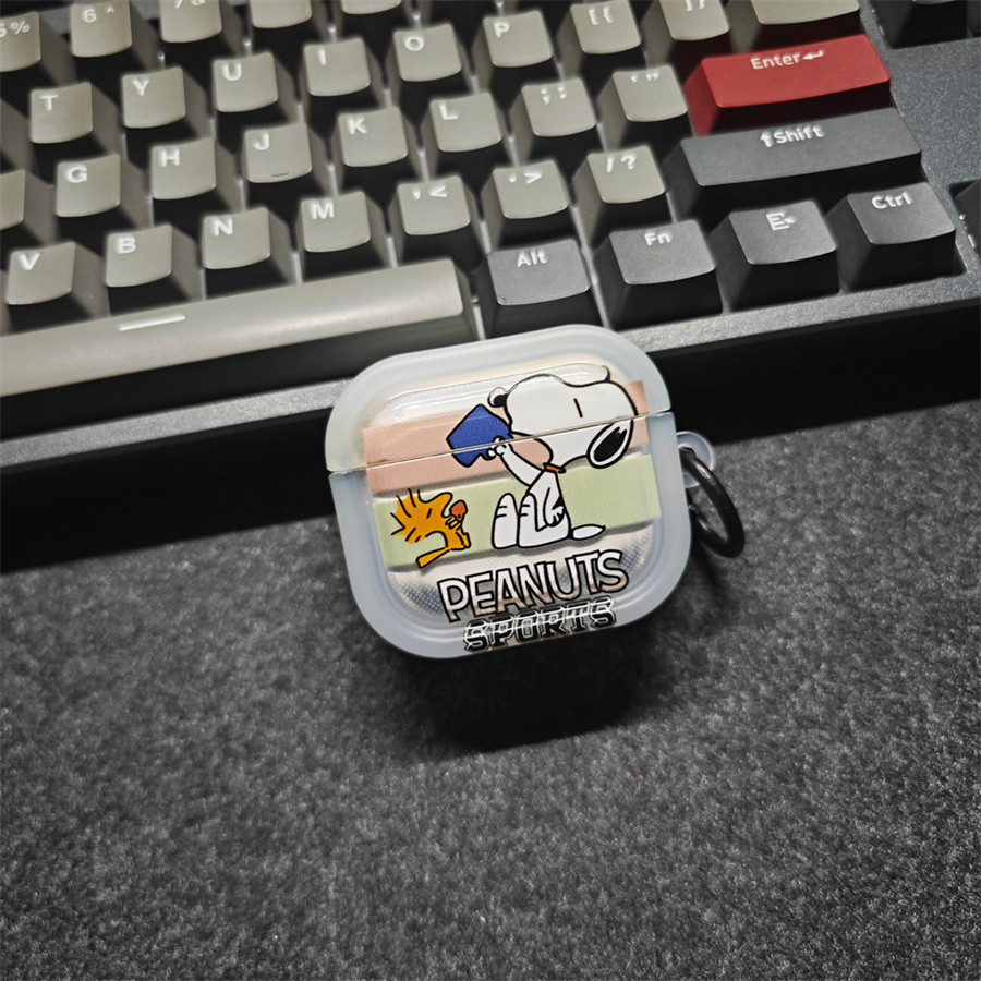Airpods Pro3 Airpods4 Airpods Pro2 AirPods Pro Airpods3 AirPods2 Lovely Cartoon PEANUTS Snoopy Silic
