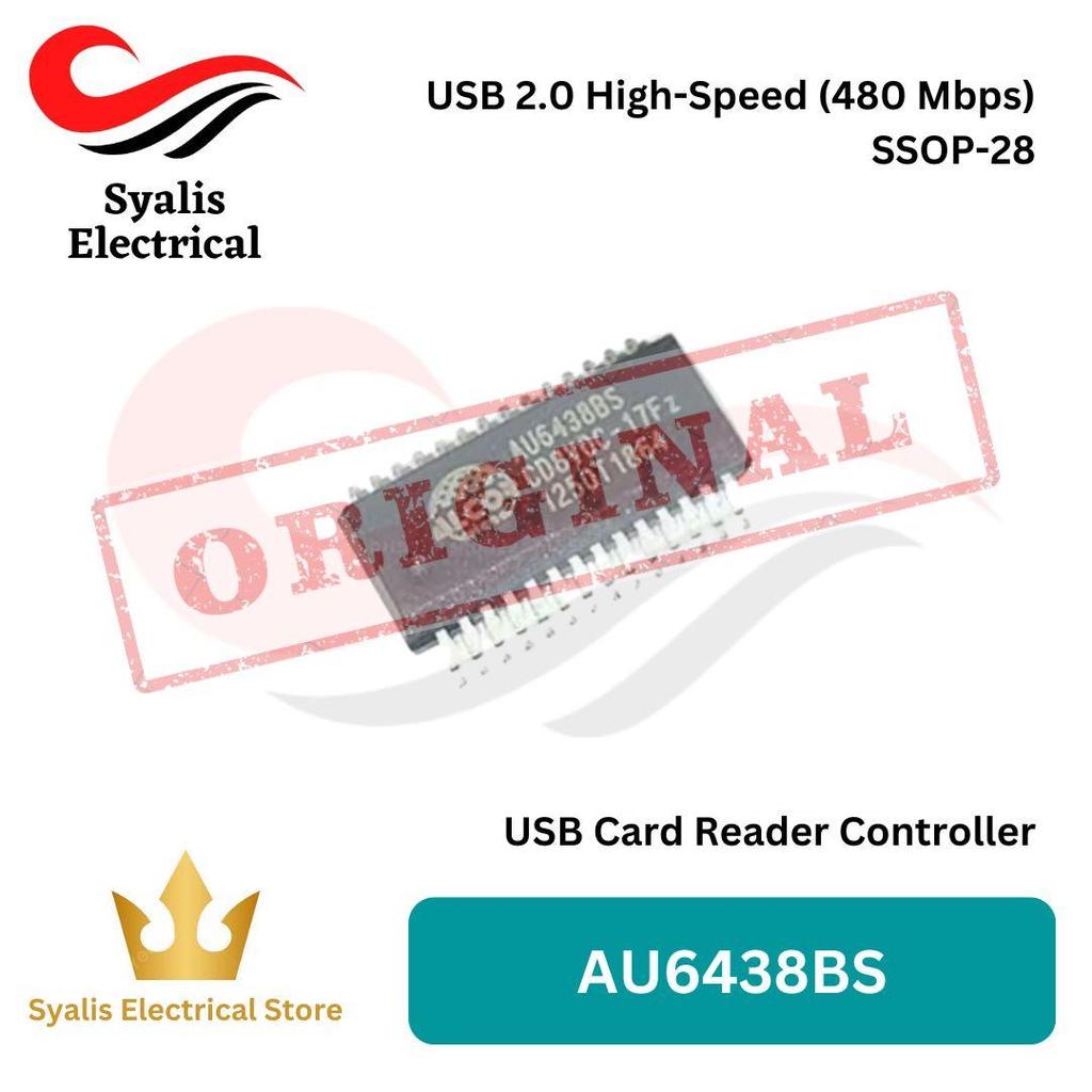 AU6438BS USB 2.0 High-Speed Mobile Card Reader Controller [ Syalis ]