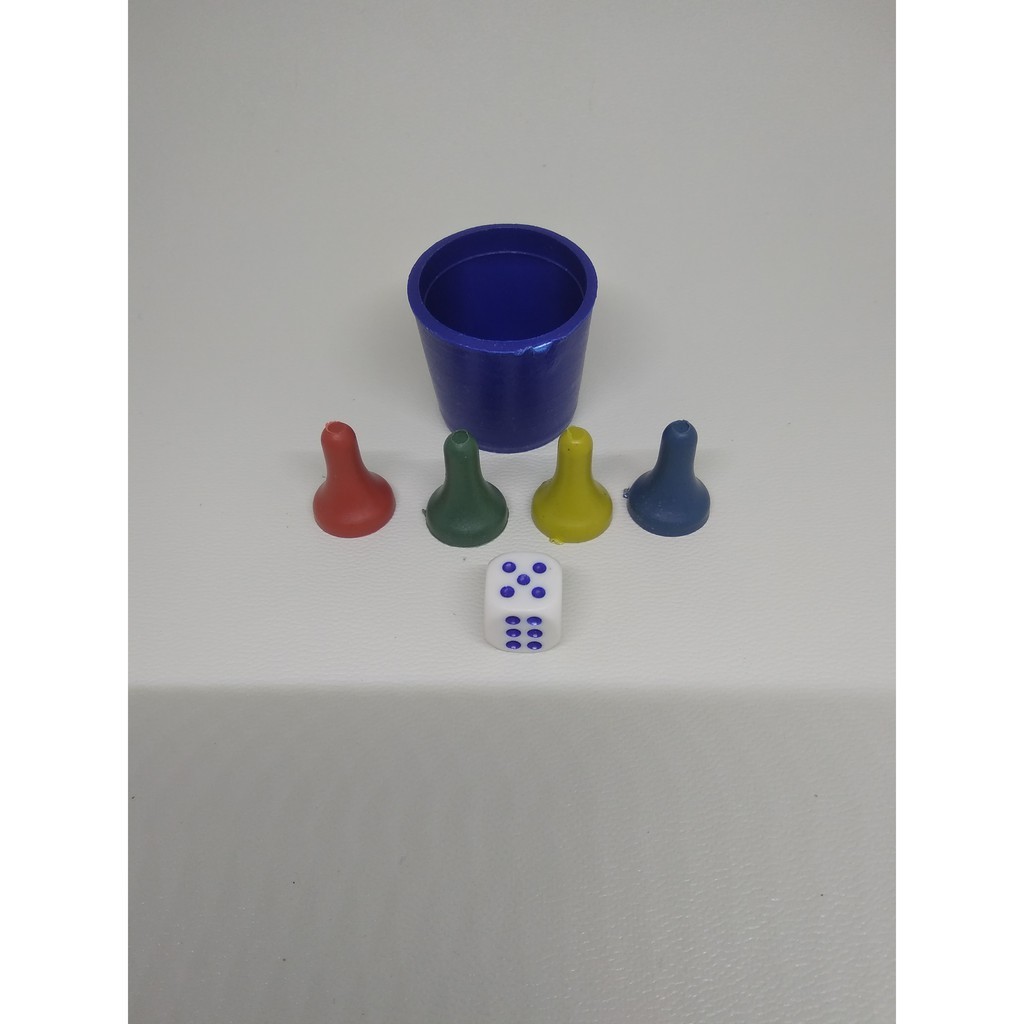 Set Dadu dan Pion Rumah Hotel Monopoli | AR6