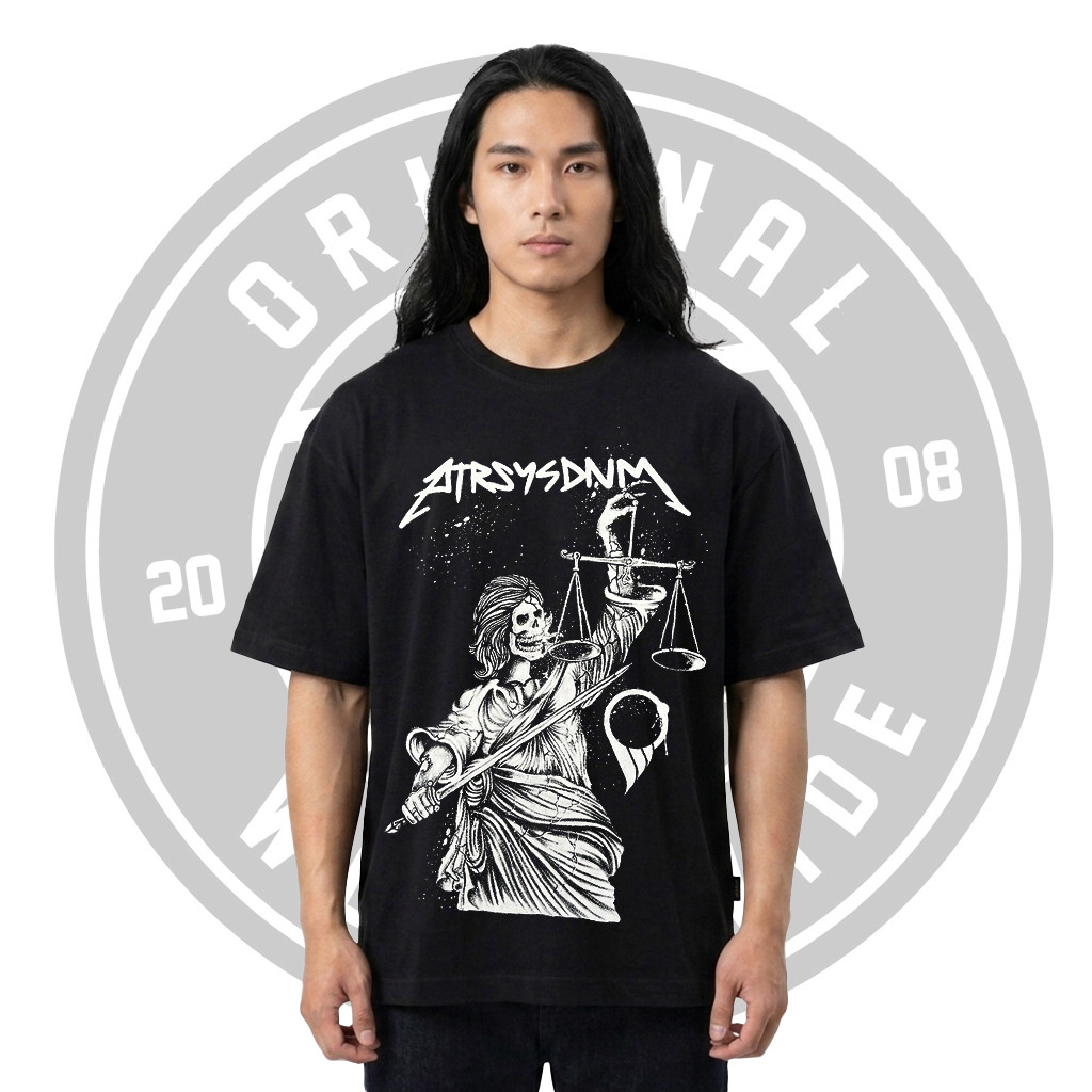 Peter Says Denim Tshirt - Scales Black