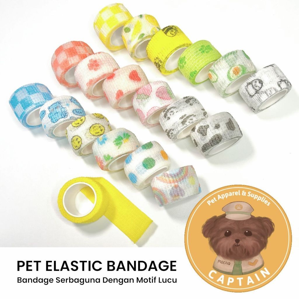 PERBAN BANDAGE ELASTIS LUKA ANJING KUCING HEWAN PELIHARAAN
