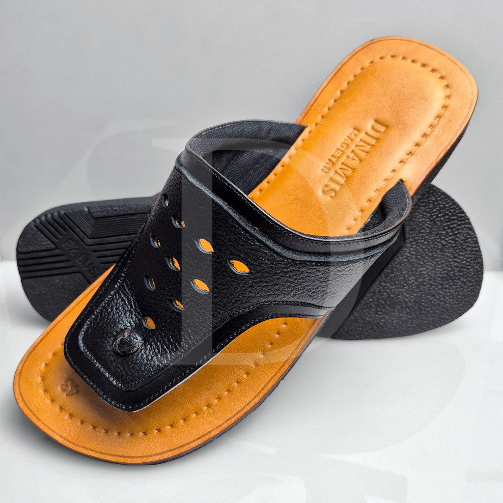 Sandal Kulit Pria Jepit Nekermen Lili