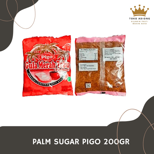 PALM SUGAR / GULA PALM PIGO 200GR / KARTON  (48PCS)