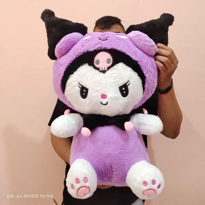 PROMO  Boneka Kuromi Ukuran Jumbo - Kuromi Jumbo