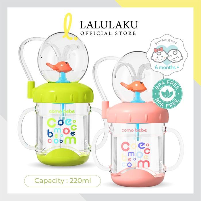 Botol Minum Anak Botol Air Mancur Botol Training Anak TK SD PAUD - Pink  Original