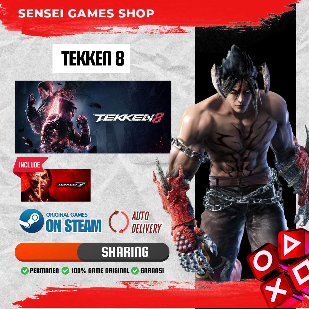 [BONUS GAME STEAM] Tekken 8 (Sharing With Tekken 7) / AUTO DELIVERY / STEAM / Game PC / Games Comput