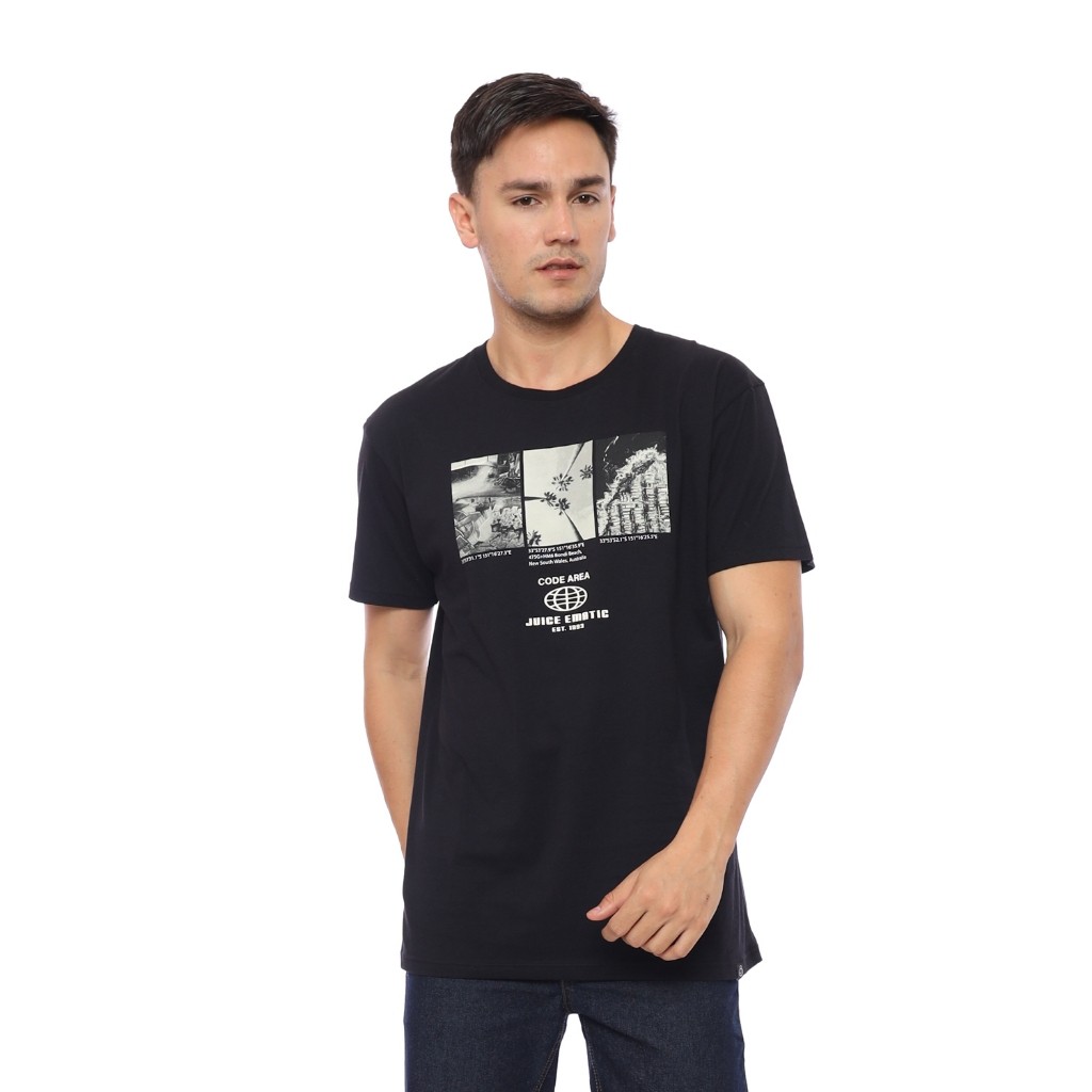 (COD) Juice Ematic Kaos Lengan Pendek Pria Code Planet Surf