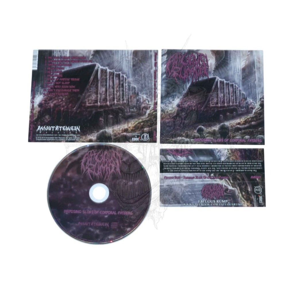 ORIGINAL & BERLISENSI - CD - FATUOUS RUMP - DISPOSING SLOBS OF CORPORAL FATBERG | SLAM/BRUTAL DEATH 