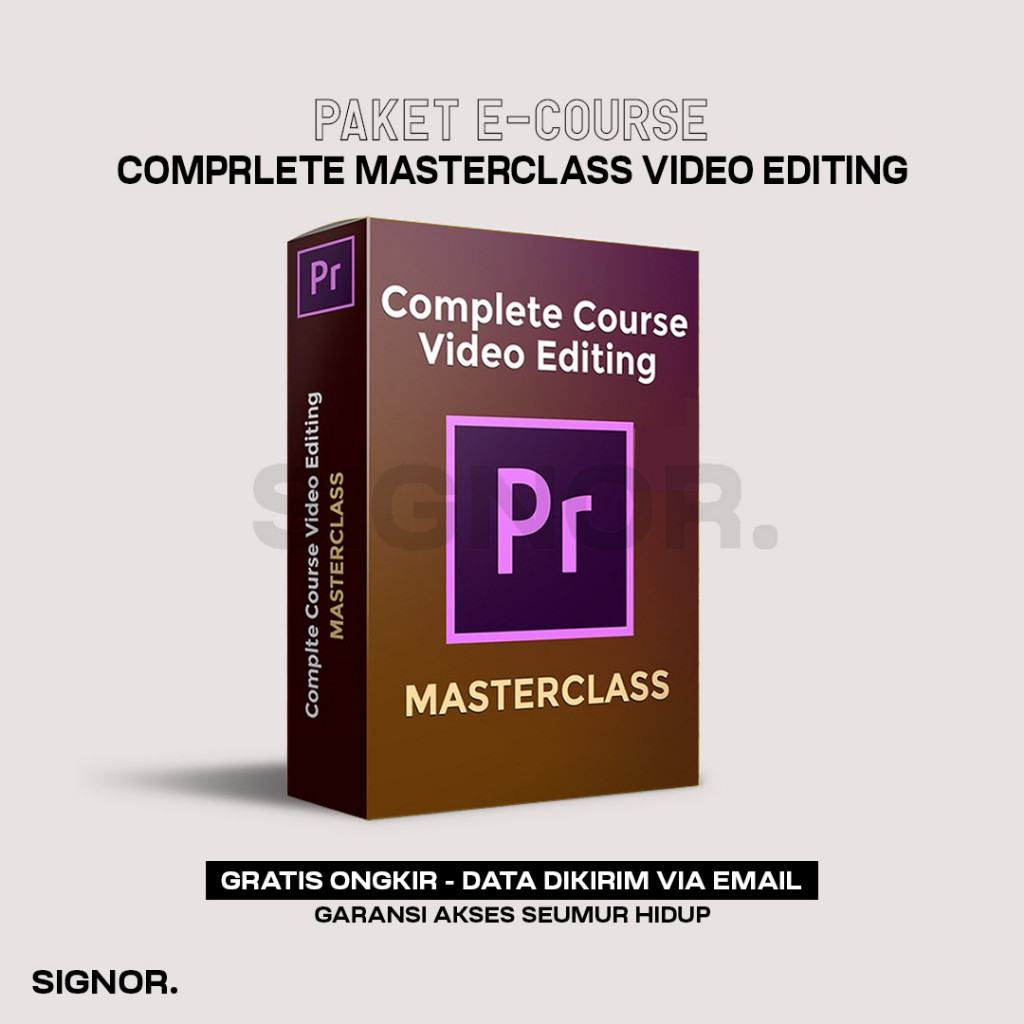 Complete Masterclass Video Editing - Belajar Video Editing dari Nol Sampai Master