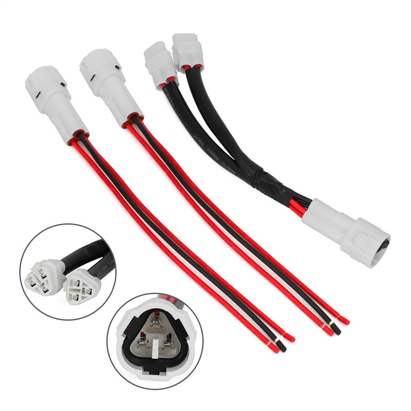 Conector Motorcycle Power Outlet Splitter Kit USB arger Cable Set With Port Splitter Kit For Yamaha 