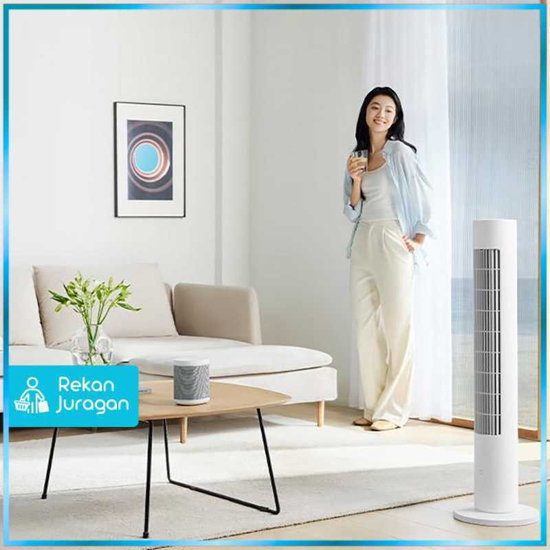Xiaomi Mijia Kipas Angin Lantai Tower Fan Adjustable Smart App - BPTS02DM