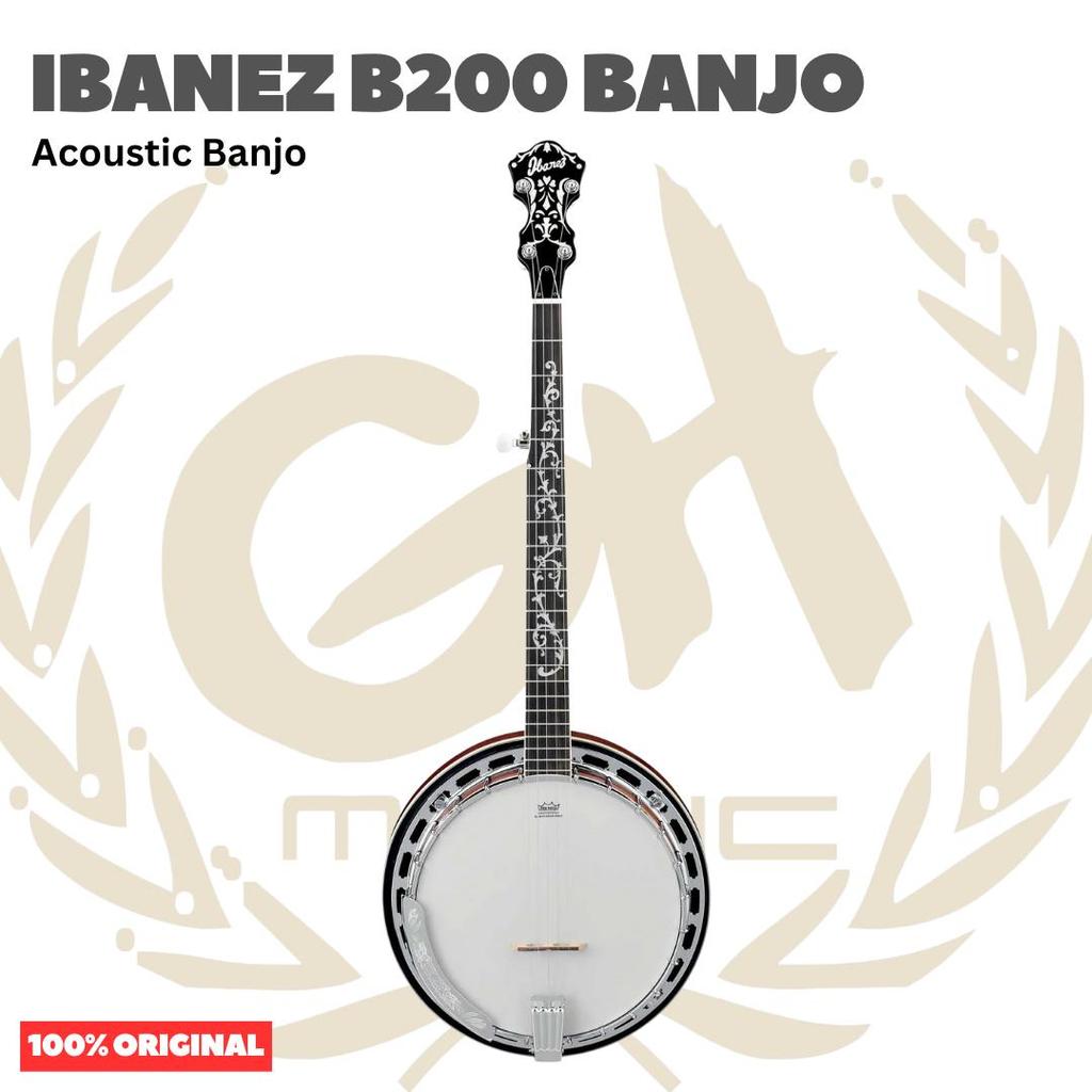 Ibanez B200 Acoustic Banjo - Gitar Banjo Tradisional 5-Senar Original Asli