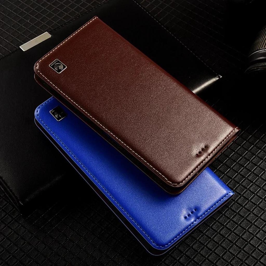 Nappa Genuine Leather Wallet Case For Oukitel WP20 WP21 WP22 WP23 WP26 WP28 WP30 WP32 Pro Ultra 5G M