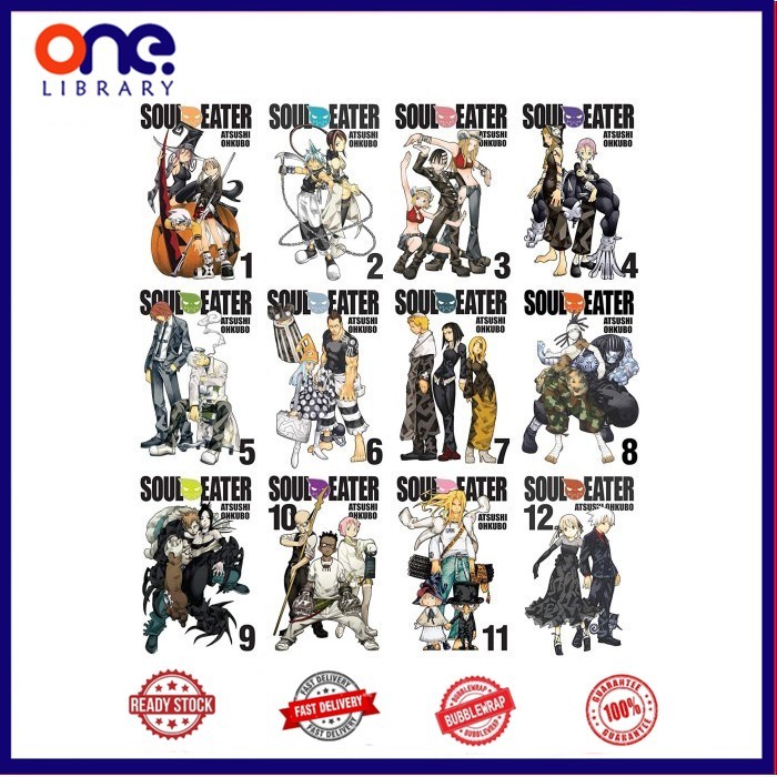Manga Soul Eater by Atsushi Ohkubo (25 book series)