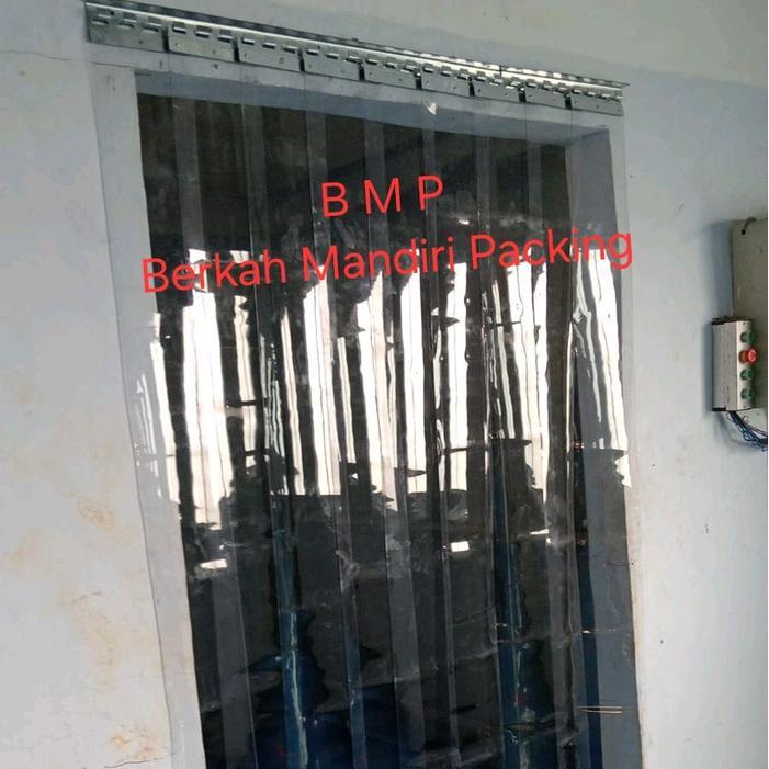 Tirai Pvc Curtain L 120Cm x T 220Cm/Tirai Plastik Pvc Curtain Bening